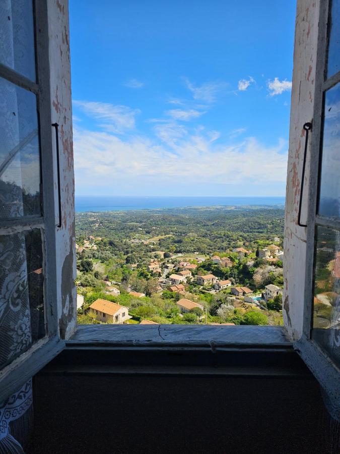 Palazzu Massoni, Magnifique Vue Sur La Mer Et La Montagne, Clim, Wifi, Parking Gratuit Cervione Exterior photo